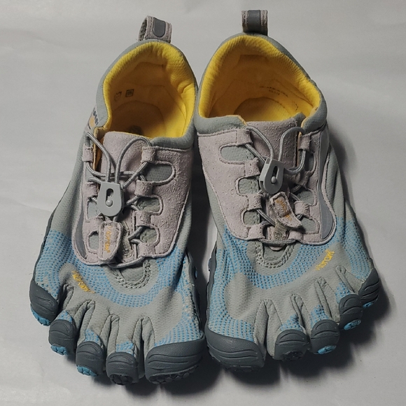 Vibram FiveFingers Shoes - Vibram FiveFingers Barefoot Shoes Size 8.5-9 Womens Grey Blue